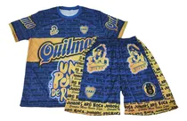 Comprar Conjunto Boca Juniors Potrero Camiseta Short Futbol Diego