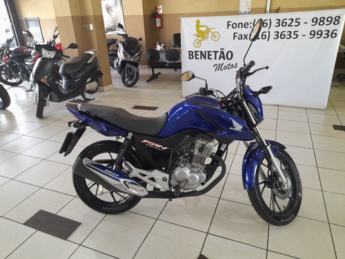 Imagem 3 de 10 de Honda Cg Fan 160 Azul 2022