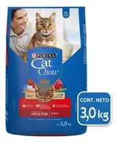 Comprar Alimento Cat Chow Defense Plus para gato Purina Cat Chow adulto para gato adulto todos los tamaños sabor carne de 3 kg