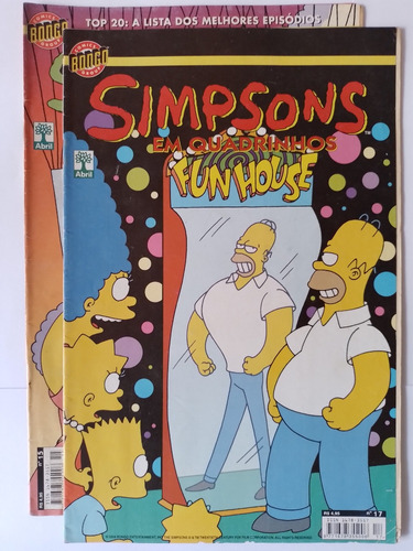 Simpsons Em Quadrinhos Matt Groening Kit Volumes 14, 15, 17 