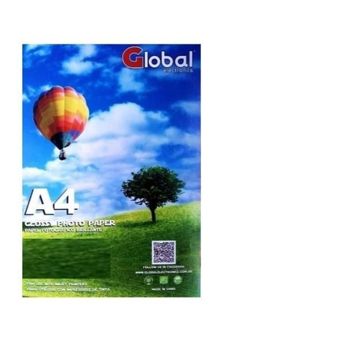 Papel Fotografico 260 Grs Brillante Glossy A4 X 20 Hojas