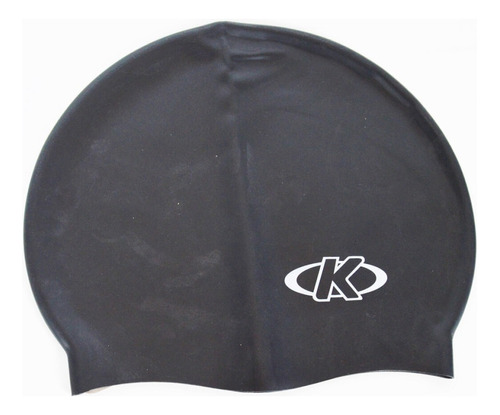 Gorra Silicona Natacion Negra Adulto Talle Unico