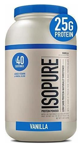 Isopure Zero Carbohidratos Proteina Vainilla 25 Gr 3 Lb