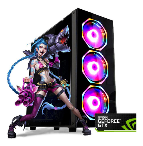 Imagem 2 de 4 de Computador Gamer I5 9400f 16gb Ssd 480gb Gtx1650 4gb