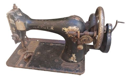 Máquina De Costura Antiga Singer - Só Decoração #av (Usado)