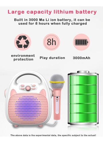 Máquina De Canto Con Micrófono Portátil For Niños