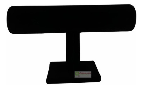 Imagen 4 de 5 de Pack Exhibidores De Collar Hoja, Aros Pulsera 1 Nivel Negro