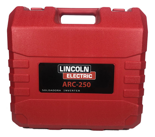 Soldadora inverter Lincoln ARC 250 color rojo 127V