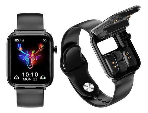 Reloj Inteligente Con Audífonos Smartwatch 2 En 1