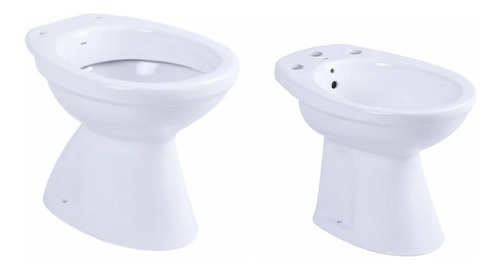 Combo Sanitarios Roca Capea Italiana Inodoro Corto + Bidet