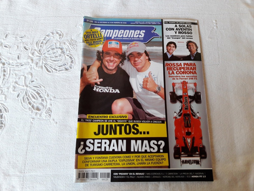 Revista Campeones Nº 125 2006 Poster Trv6 Boca Ortelli Rally