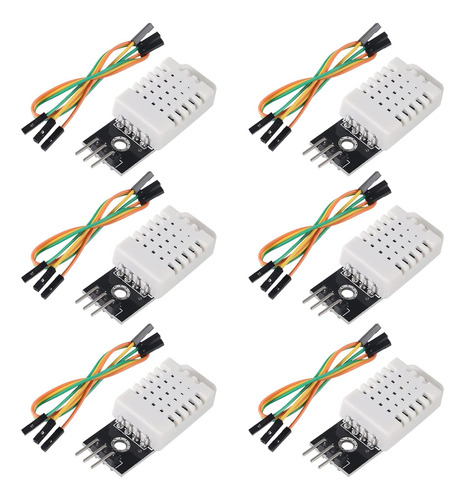 Módulo De Sensor Digital De Temperatura Y Humedad Dht22 De 6