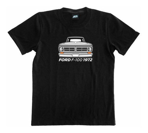 Remera Fierrera Ford 5xl 167 F-100 1972 Front