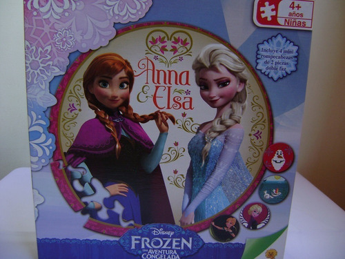 Rompecabezas Disney Frozen Doble Faz 25pzs