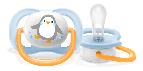 Chupete Ultra Avent Air Collection Pinguino 0-6m Scf081/03