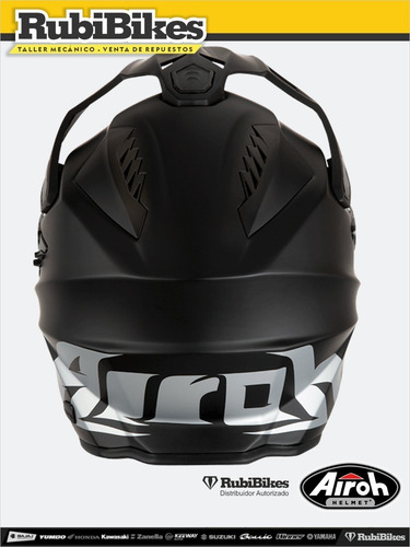 Casco Airoh On Off Commander Black Matte.