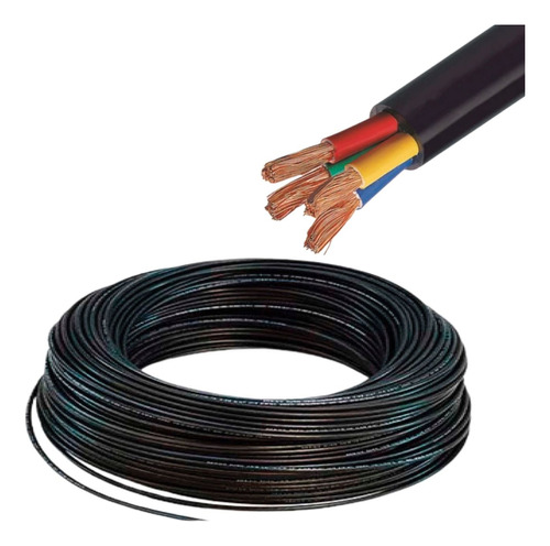 Cable Engomado St 4x10 Awg 60° 100% Cobre