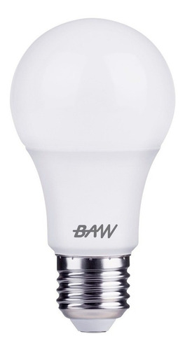 Lampara Led Bulbo Foco 10w Luz Cálida E27 220v Baw A60 Color de la luz Blanco Cálido