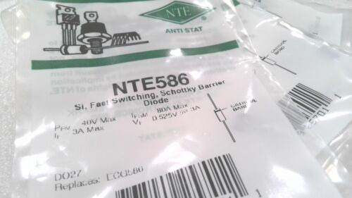 Nte Nte586 Diode, Si, Fast Switching, Schottky Barrier D Kbk