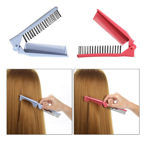 2 Uds Cepillo De Peine De Pelo Plegable Cepillo De