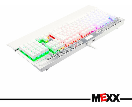 Teclado Gamer Redragon Yama K550 Blanco Mecanico Mexx 1