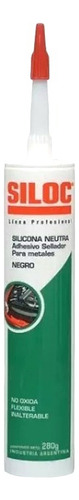Silicona Neutra Siloc Negro 280 G