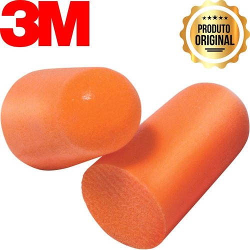 Imagem 2 de 5 de Protetor Auricular Espuma Ouvidos Abafador 3m - 50 Pares