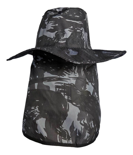 Chapéu Australiano Pescador Pesca Camping Trilha Camuflado