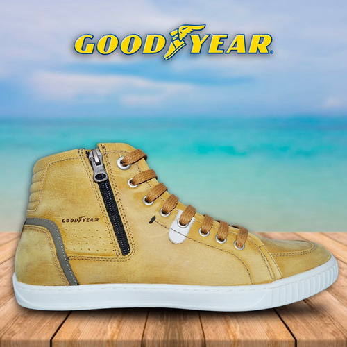Bota Calzado Champión Goodyear Fossil Urbano Marrón Cuero