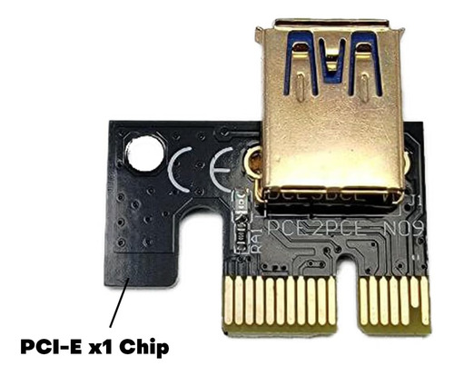 Nerd Gearz 6 Pack Pci-e 16x A 1x Gpu Ver010s Más Elevador (d