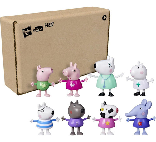Figuras Peppa Pig Dr. Polar Bear 8 Juguetes 3