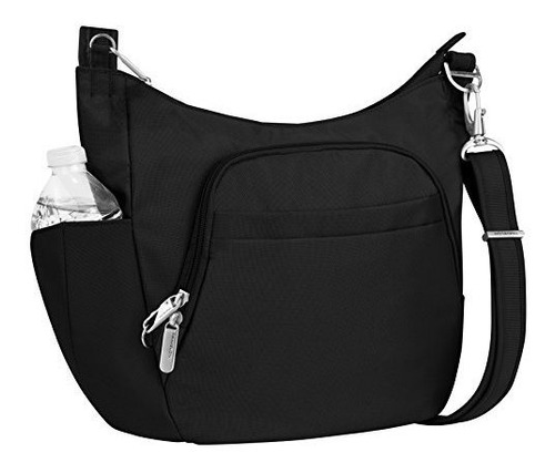 Travelon Antitheft Crossbody  Bolsa De Cubo Negro Talla Unic