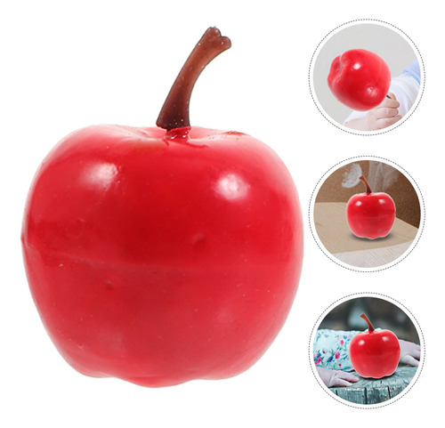 Fake Apples Decor Artificial Apple Toy 40 Pcs