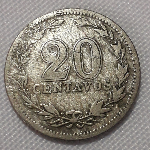 Moneda Antigua Argentina Cuponiquel Año 1916.