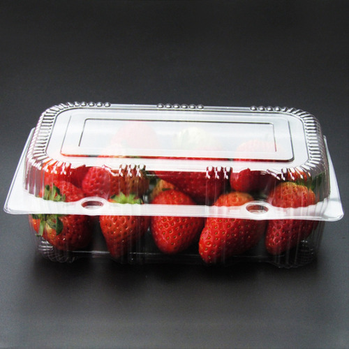 Envase Desechable De Plástico Para Pan Con Bisagras, 25 Unid