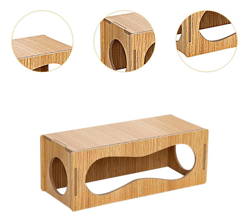 Hámster De Madera De Madera Hámster Juguete 27x11x10cm