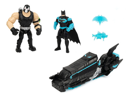 Dc Comics Batman Moto-tank Vehculo Con Figura De Accin Bane