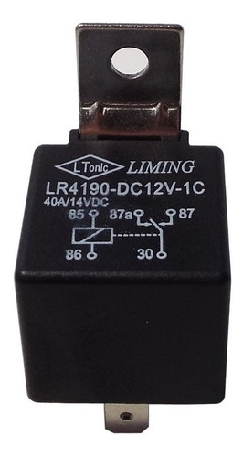 Imagen 2 de 6 de Rele + Zócalo Relay Inversor 12v 40a 5 Patas Automotor S/env