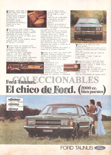 Ford Taunus F-100 Ranchero Farlaine Lote 4 Publicidades