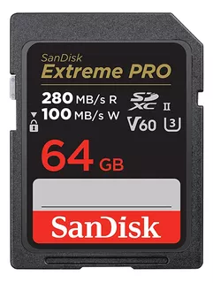 Tarjeta De Memoria Sandisk 64 Gb Extreme Pro Sdxc Uhs-ii