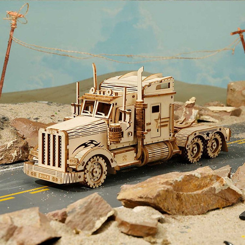 Truck Truck - Puzle 3D de bricolaje - Madera - Mc502