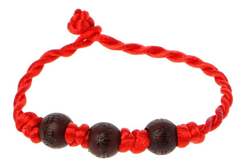 Pulseras Chinas De Feng Shui Con Hilo Rojo De La Suerte, Tig