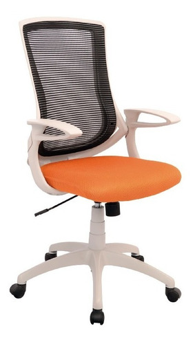 Sillas Ejecutivas  Ergonómica Marco Beige. Asiento Tapizado 