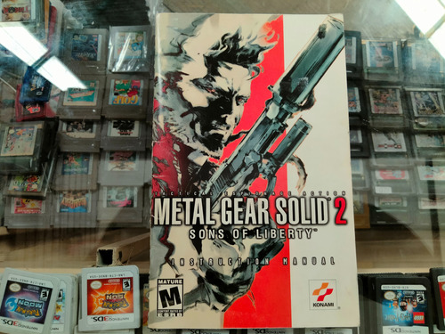 Metal Gear Solid 2 Sons Of Liberty Ps2 Solo El Manual 
