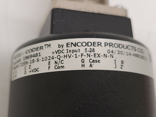 New In Box! Accu-coder 10-pin Encoder 725n-18-s-1024-q-h Ccm