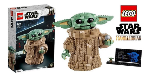 Lego Star Wars, Baby Yoda, Mandalorian, Grogu, 1073 Piezas