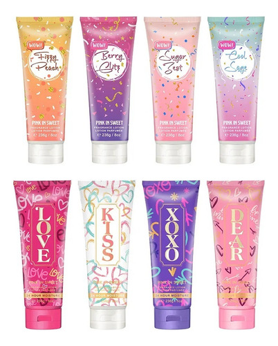 Crema Corporal Manos Loción Fragancia Hidratante 12 Piezas