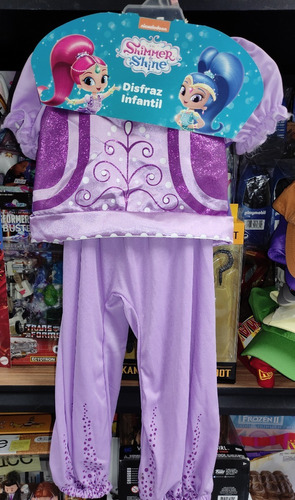 Disfraz Para Niña: Personaje Shimmer & Shine Morado