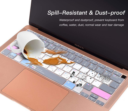 Protector De Teclado Acortado Mac Os Para Macbook Air M1