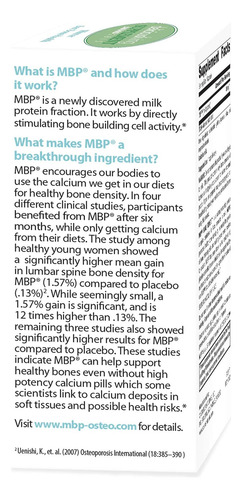 Source Naturals Mbp Bone Renew Proteína De Leche Para De 30